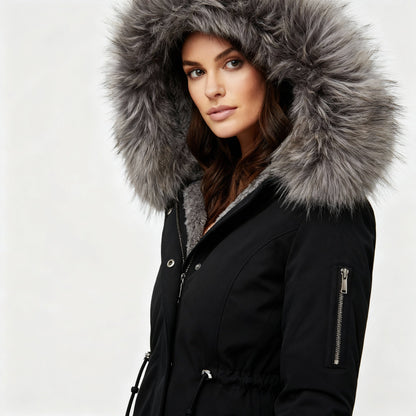 Damen Wintermantel Wärmend Eleganz Halley