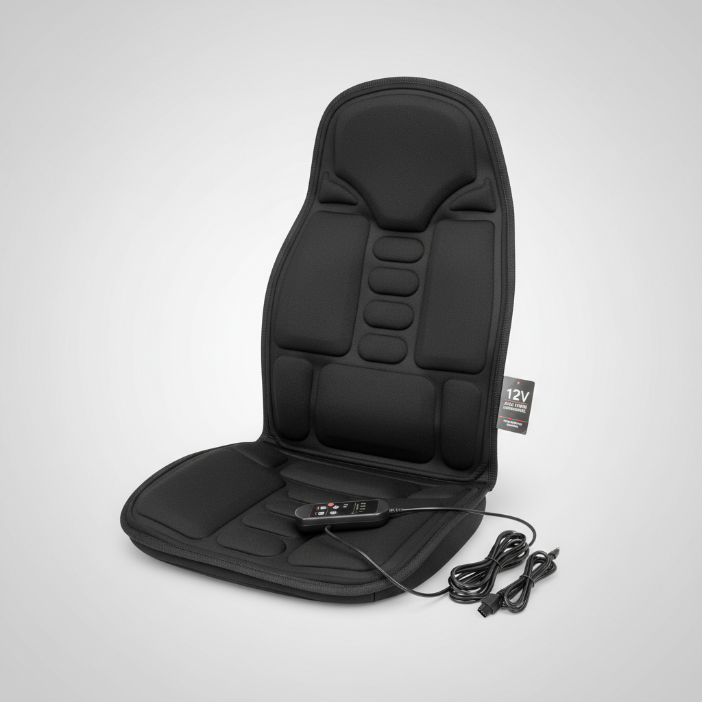 Ergonomische Massage-Sitzauflage Shiatsu Rückenmassage Wärmefunktion - Norvielle