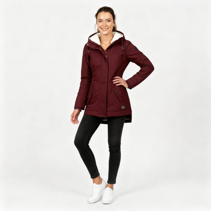 Damen Jacke Mittellang Körpernah