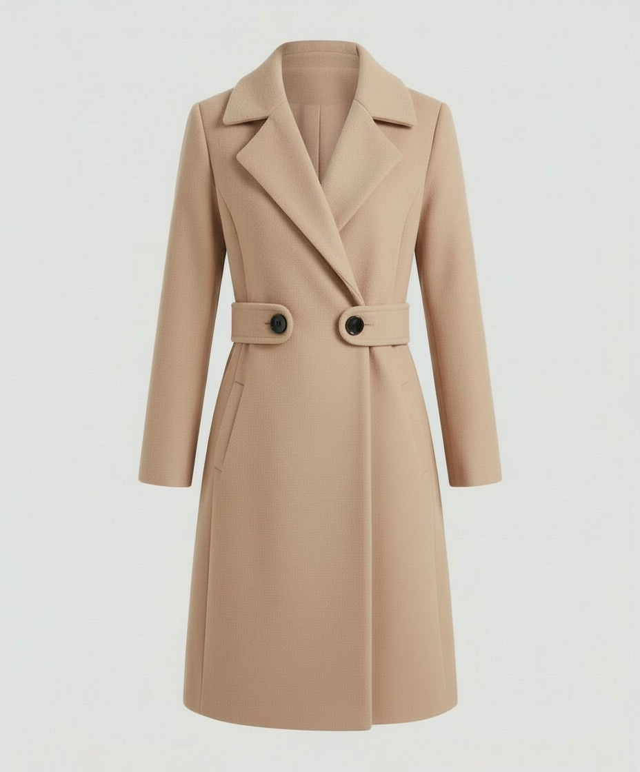 Damen Wollmantel Slim Fit Winter Norvielle