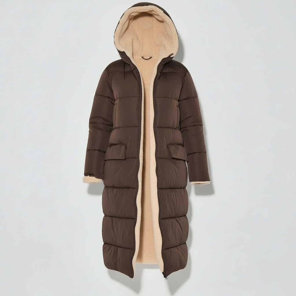 Umkehrbare Damen Winterjacke Komfort