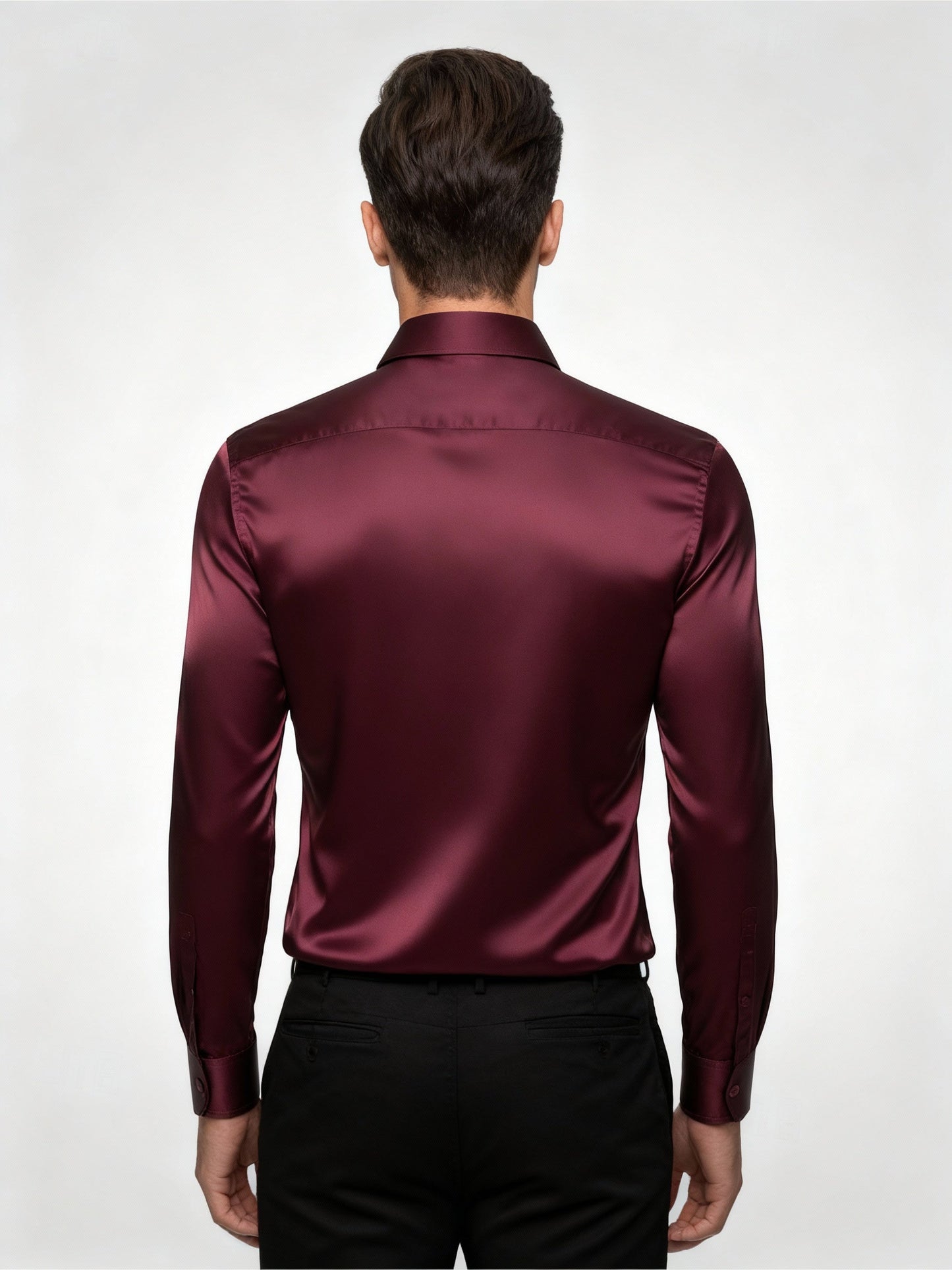 Herren Seidenhemd Elegantes