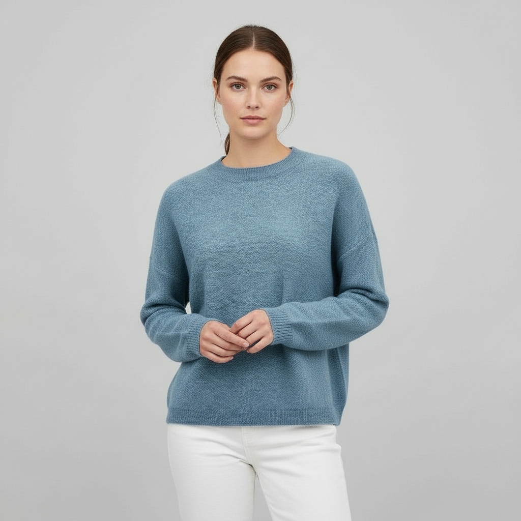 Damen Cashmere Pullover Weich - Norvielle