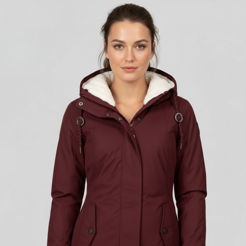 Damen Jacke Mittellang Körpernah
