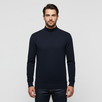 Herren Pullover Klassisch Rundhals Schwarz - Norvielle