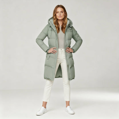 Damen Isolierte Jacke Baumwolle Warm Komfort