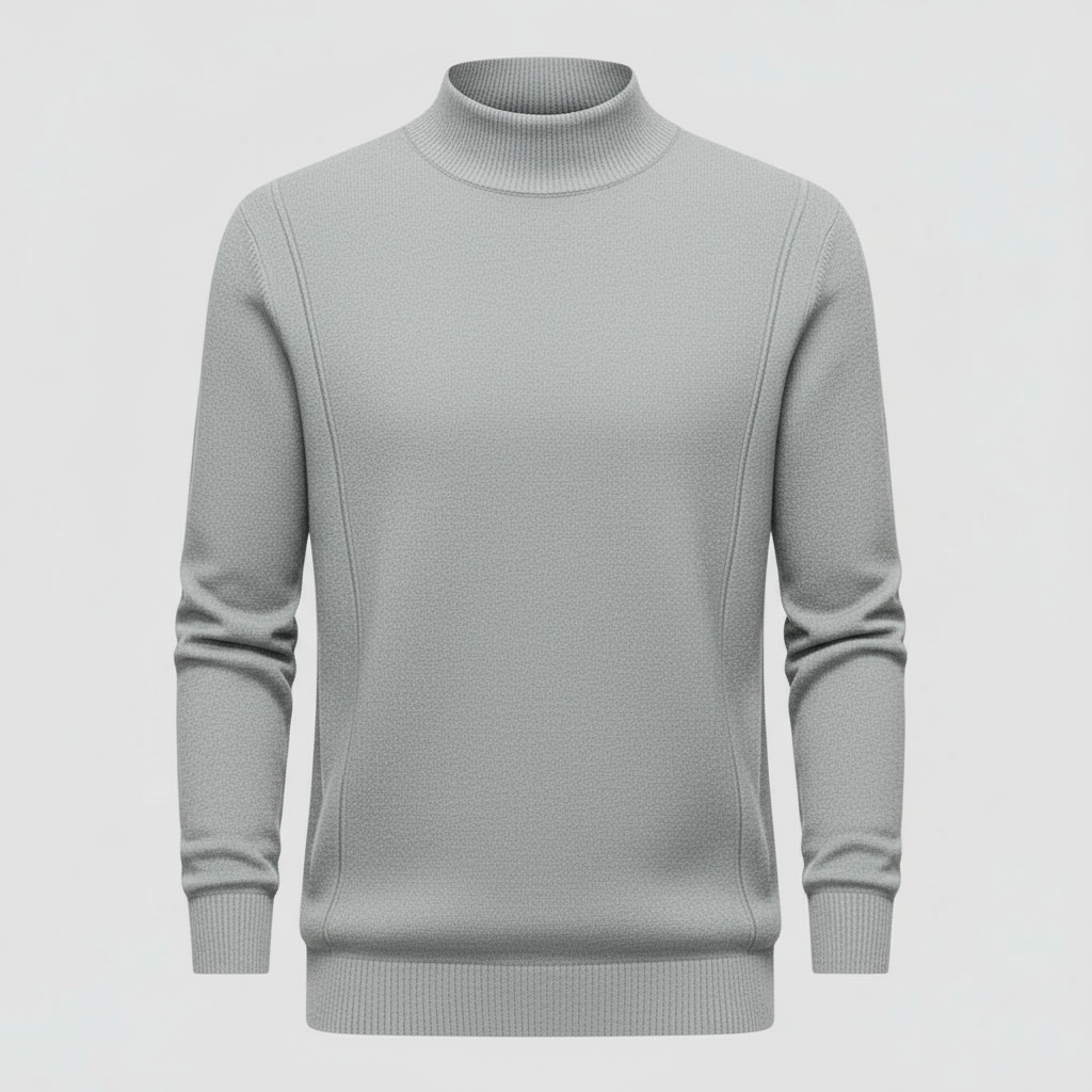 Herren Pullover Weiches Baumwolle Beige
