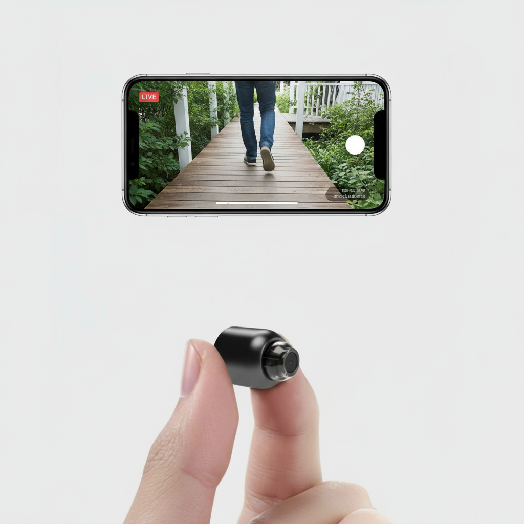WiFi-Überwachungskamera 1080P Full HD Infrarot Nachtsicht 120°