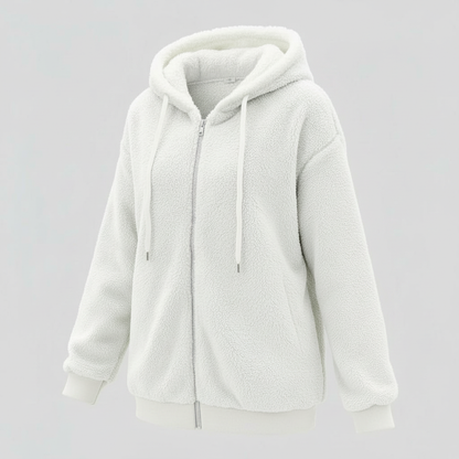 Teddy Kapuzenpullover Extra Warm Beige