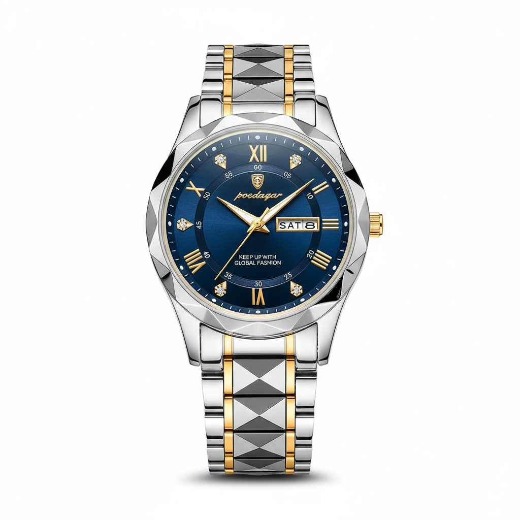 Herrenuhr 316L Edelstahl Miyota-Quarzwerk Hardlex-Glas 3ATM - Norvielle