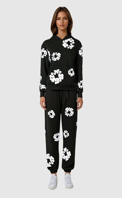 Blumen Tränen | Eleganter Tracksuit – Stilvolles Design für Komfort und Bewegungsfreiheit Zendoo.de