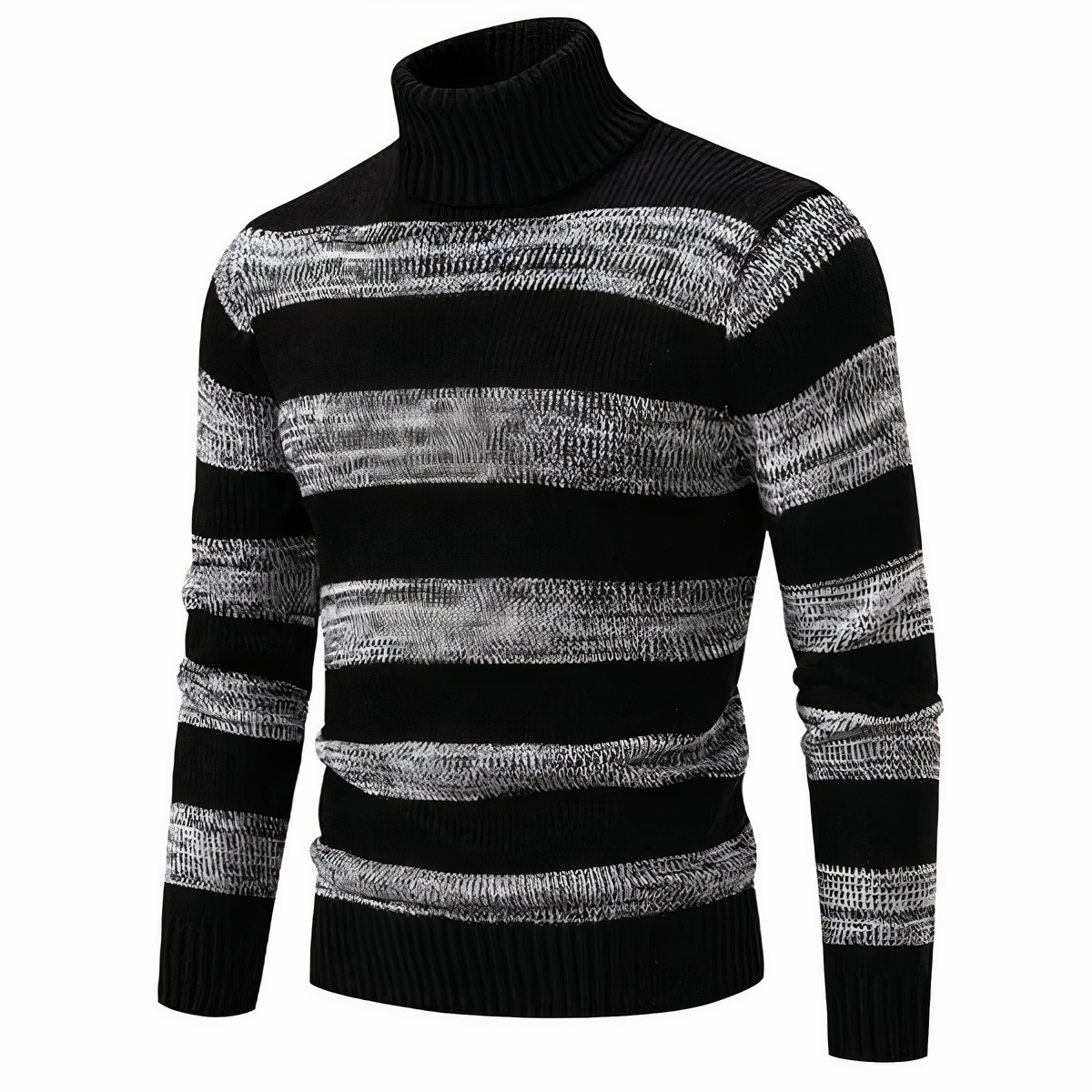 Norvielle Herren Strickpullover Patchwork