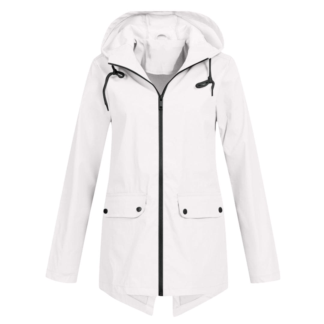 Damen Winterjacke mit Kapuze und Reißverschluss