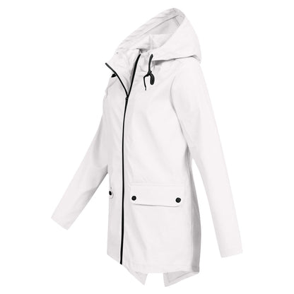 Damen Winterjacke Lange Mit Kapuze
