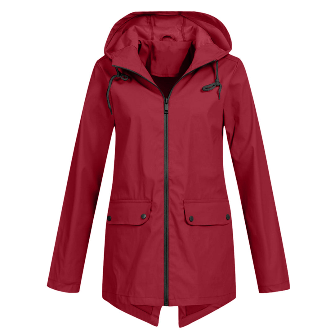 Damen Winterjacke Lange Mit Kapuze
