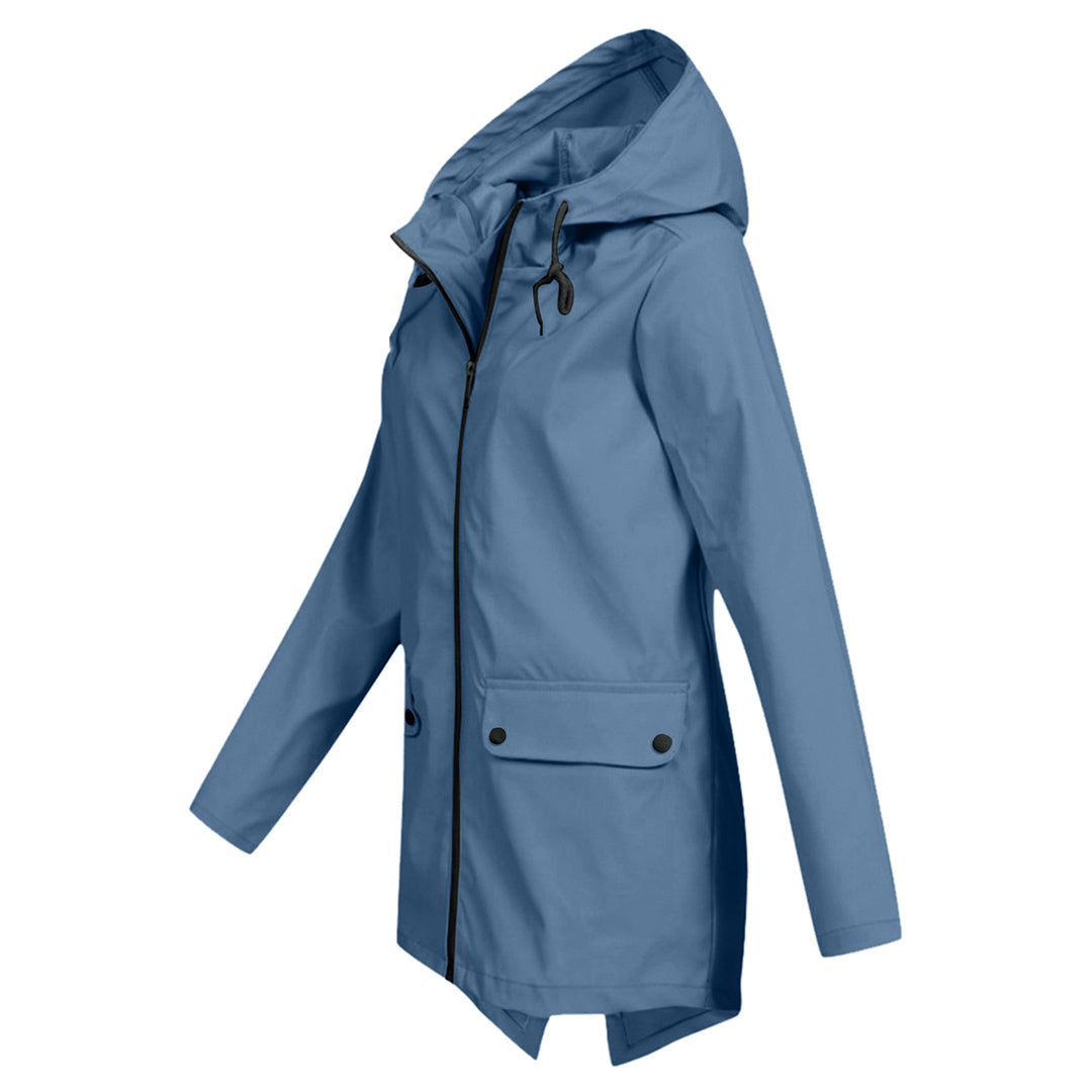 Damen Winterjacke Lange Mit Kapuze