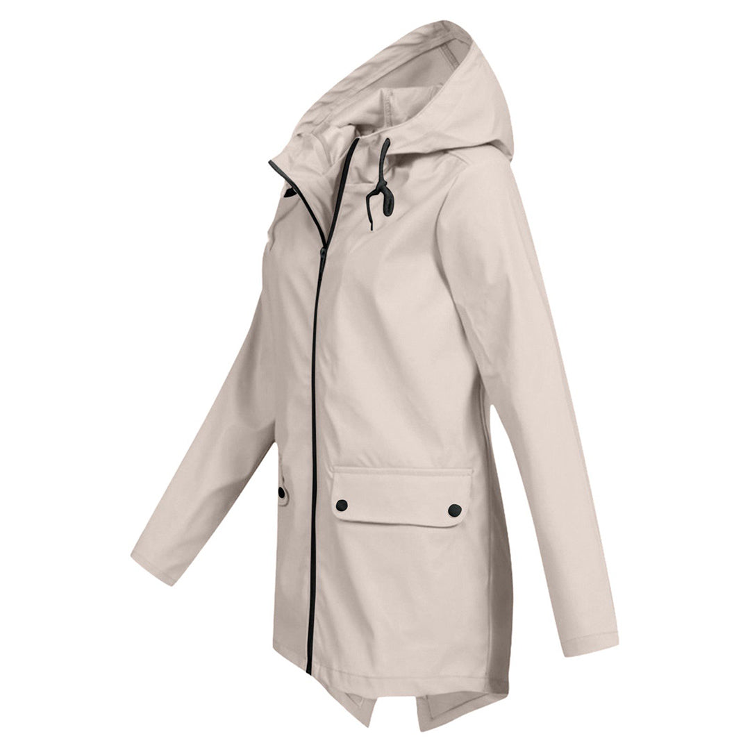 Damen Winterjacke Lange Mit Kapuze