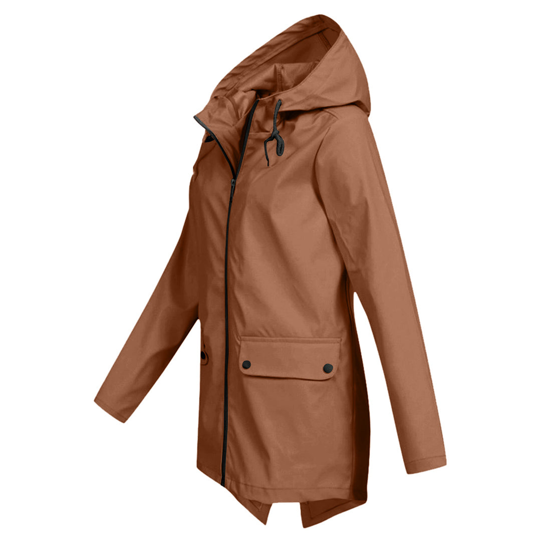 Damen Winterjacke Lange Mit Kapuze