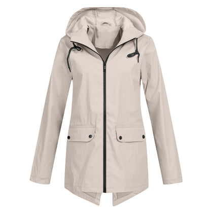 Damen Winterjacke Lange Mit Kapuze