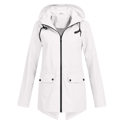 Damen Winterjacke Lange Mit Kapuze