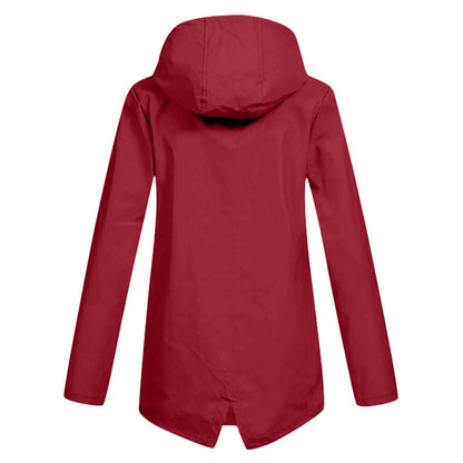 Damen Winterjacke Lange Mit Kapuze