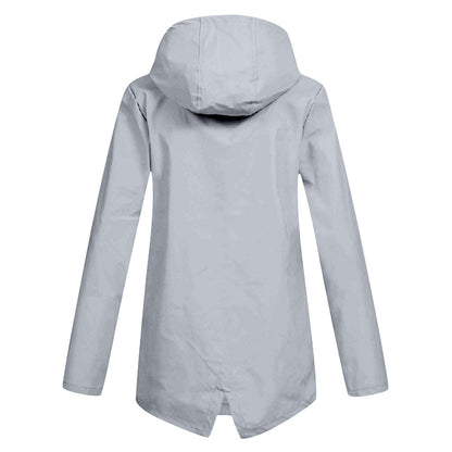 Damen Winterjacke mit Kapuze und Reißverschluss