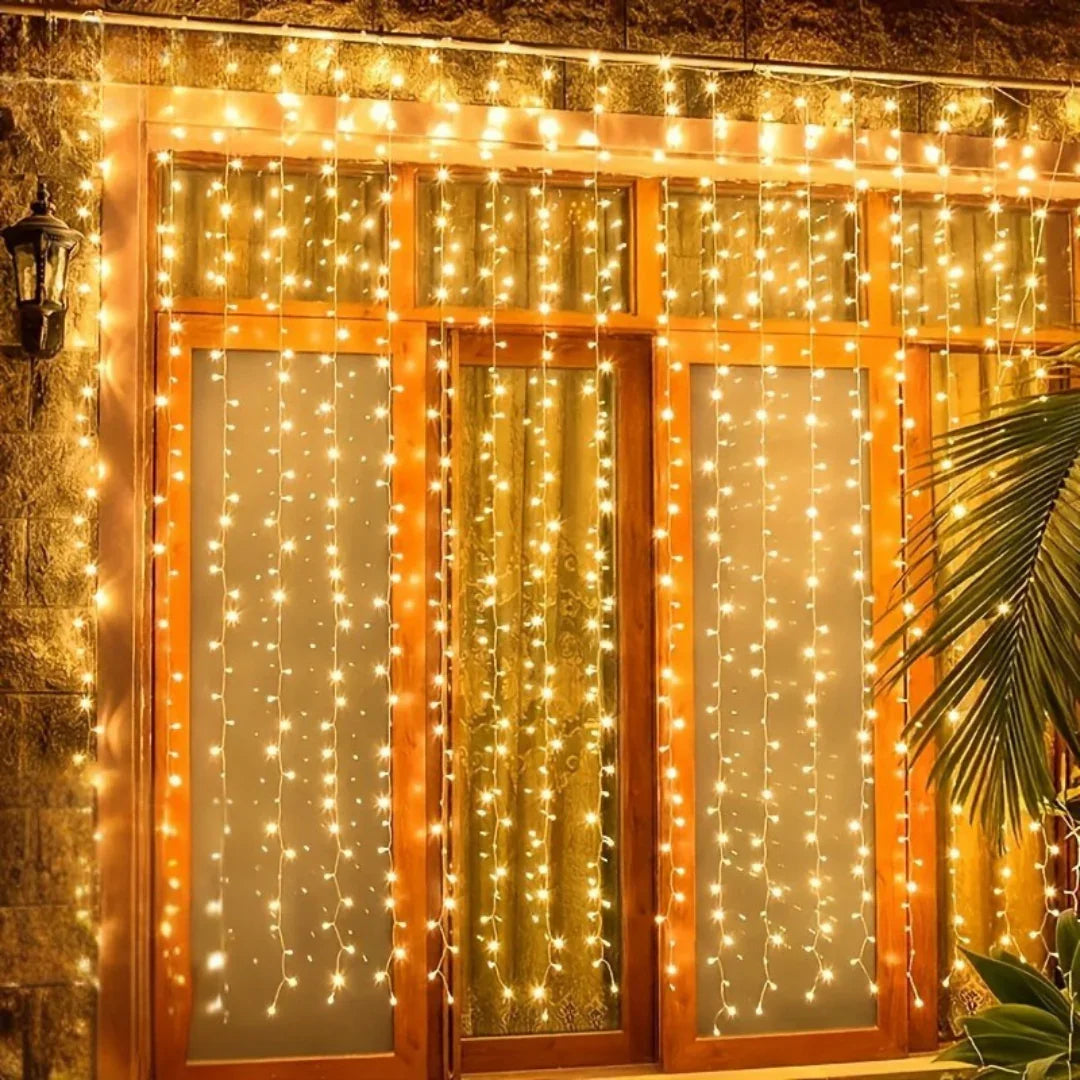 Feenlichtvorhang USB LED mit Fernbedienung