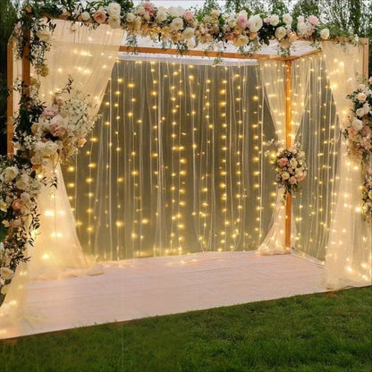 Feenlichtvorhang USB LED mit Fernbedienung