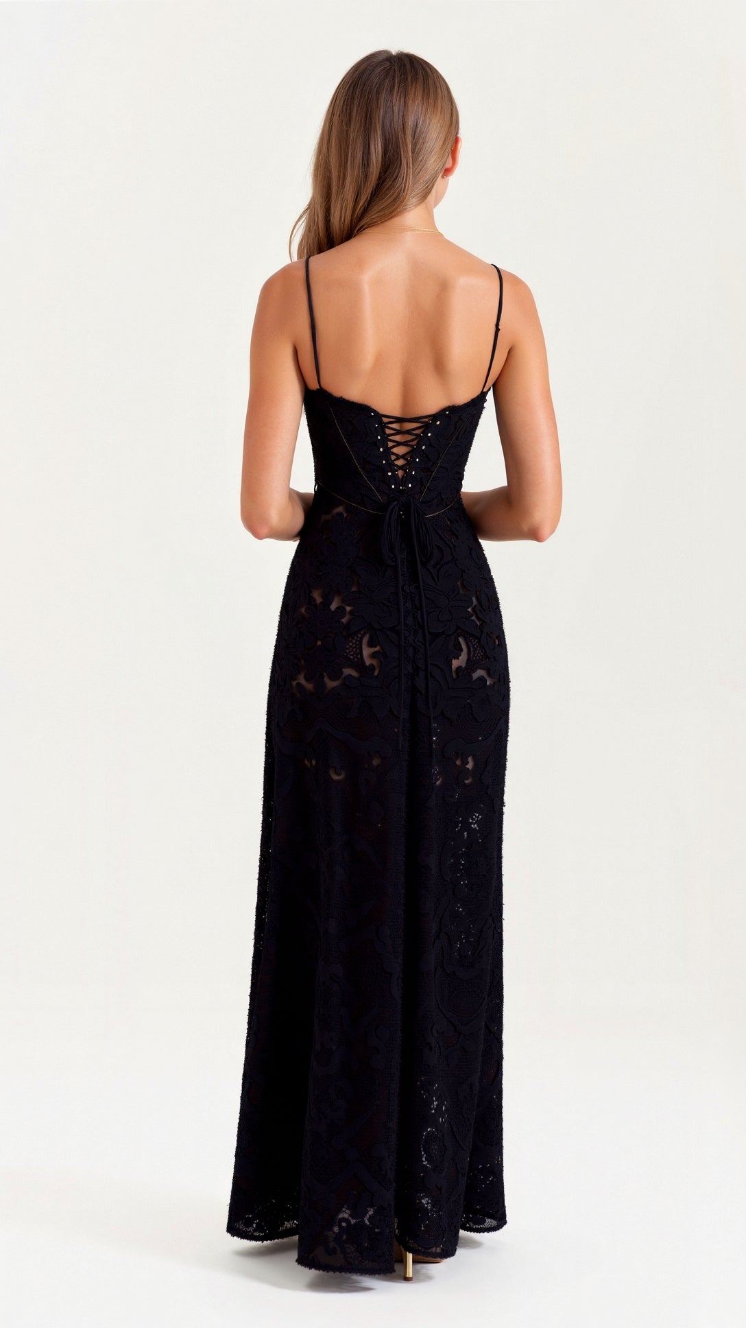 Damen Bustier Maxikleid Hochzeitsgäste