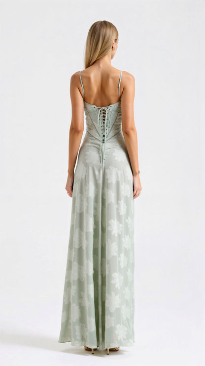 Damen Bustier Maxikleid Hochzeitsgäste