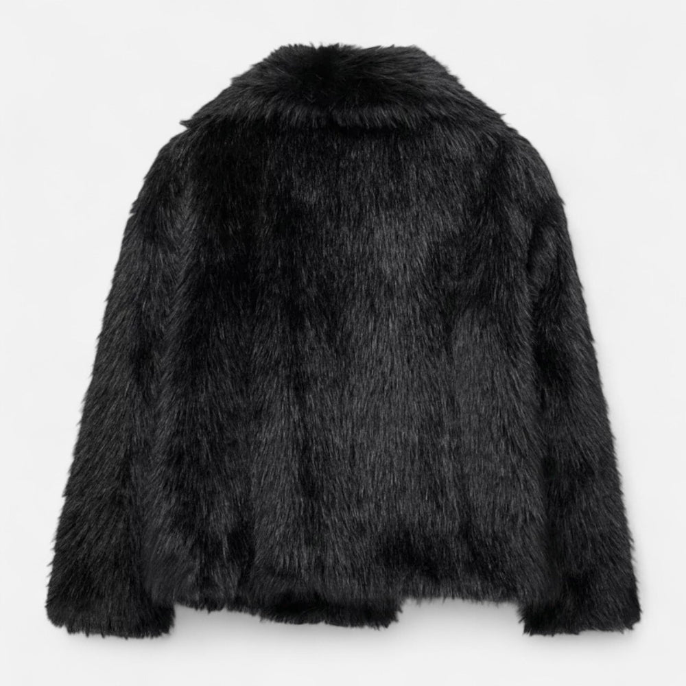 Norvielle Damen Fleece-Wintermantel Isolierend