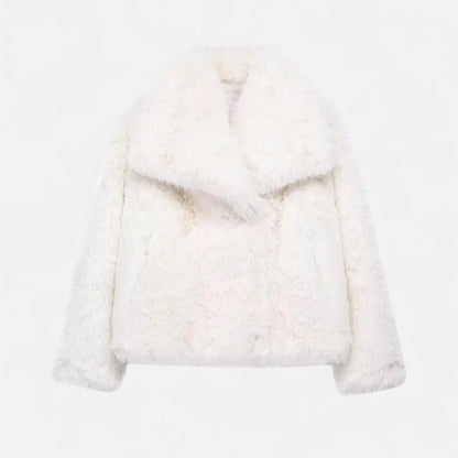 Norvielle Damen Fleece-Wintermantel Isolierend