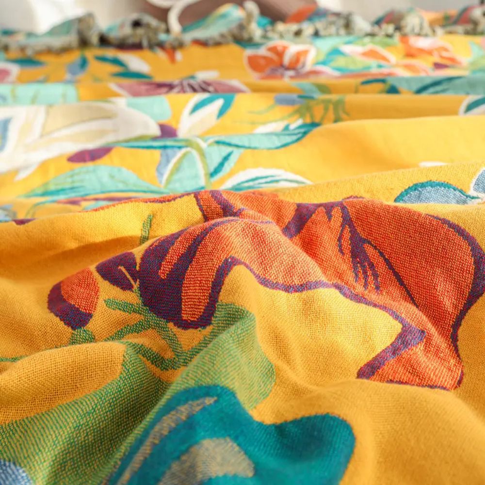 Festival Tropics Baumwolldecke wird zu:
Festival Tropics