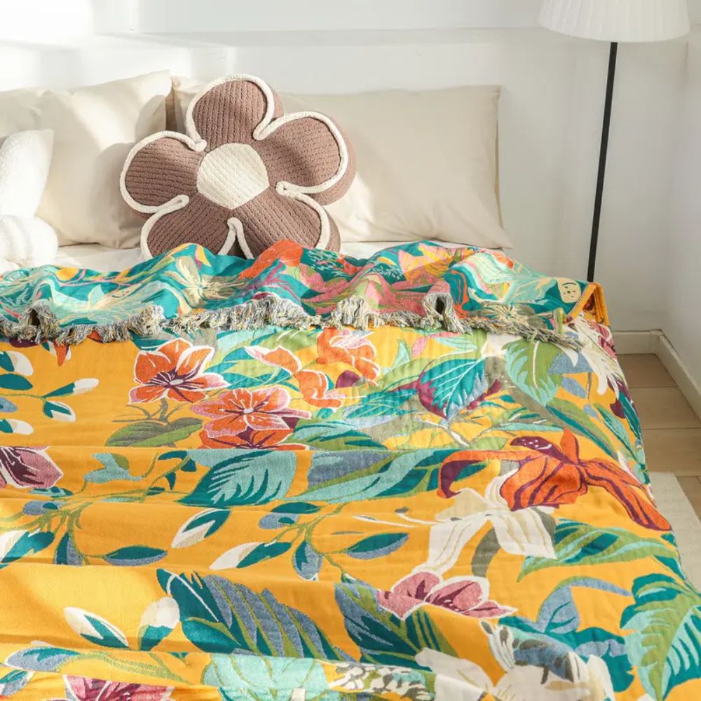 Festival Tropics Baumwolldecke wird zu:
Festival Tropics