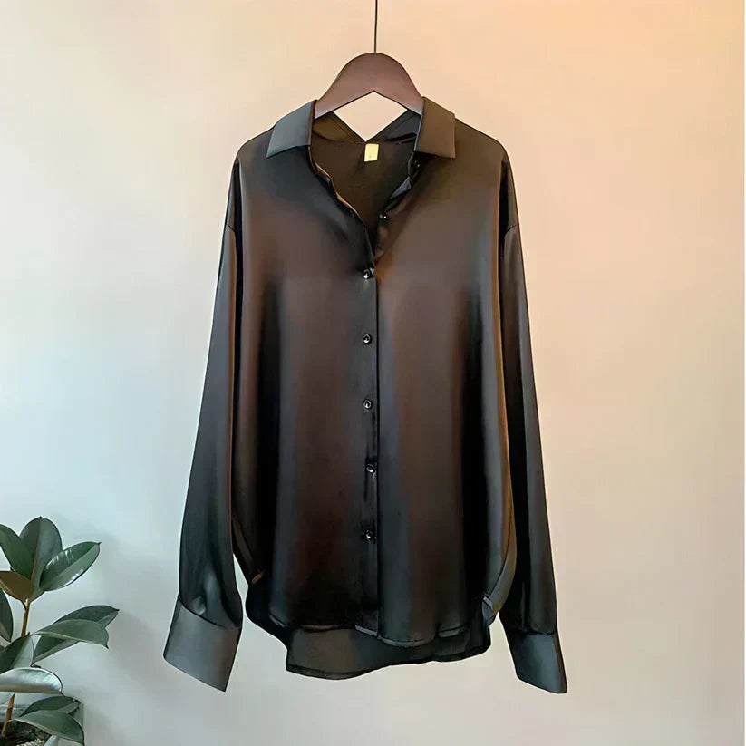 Damen Knopfhemd Frühjahr Bluse