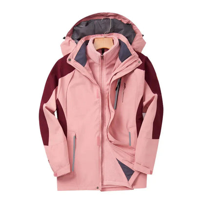 Herren Winterjacke 3-in-1 Regenjacke Wasserdicht