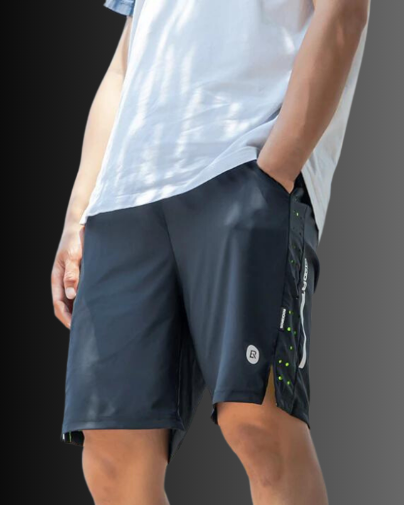 Herren Fitness Shorts Leistungsstark Bequem Schwarz - Norvielle