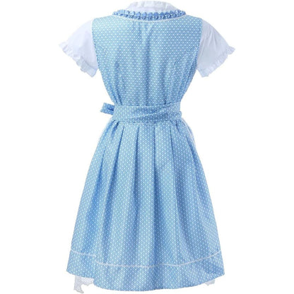 Dirndl mit Spitze Bestickung und Bandschnürung