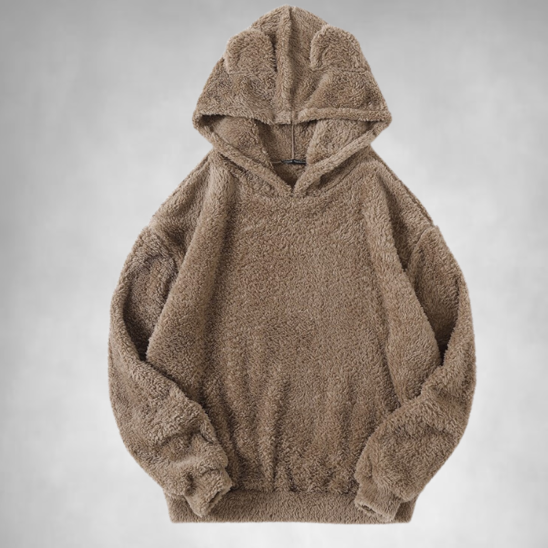 Herren Fleece-Hoodie Teddy-Pullover Warm Bequem - Norvielle