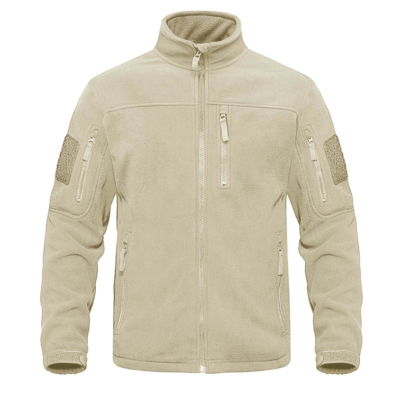 Herren Fleecejacke Thermisch Hoher Kragen Regulär