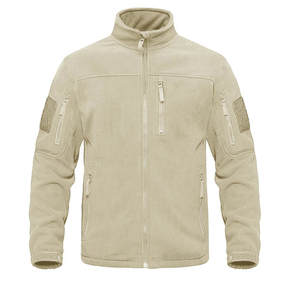 Herren Fleecejacke Thermisch Hoher Kragen Regulär
