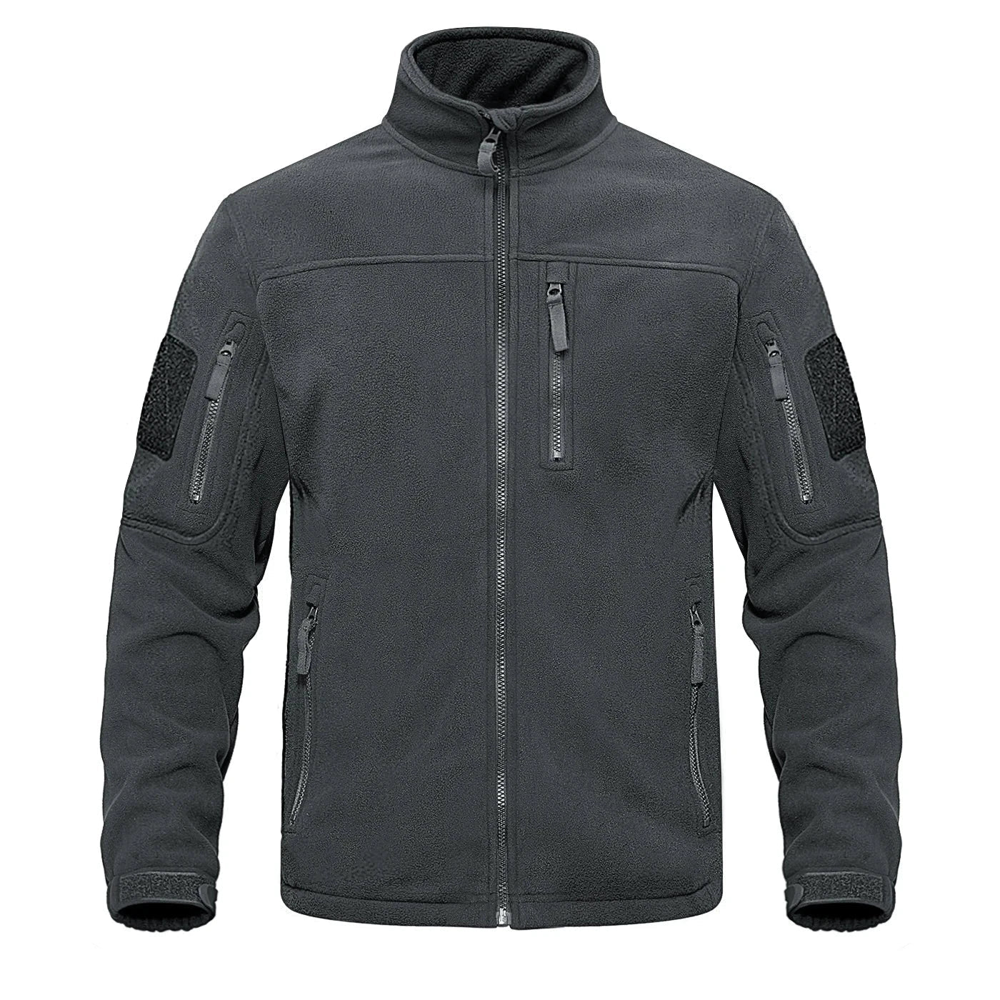 Herren Fleecejacke Thermisch Hoher Kragen Regulär
