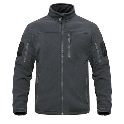 Herren Fleecejacke Thermisch Hoher Kragen Regulär