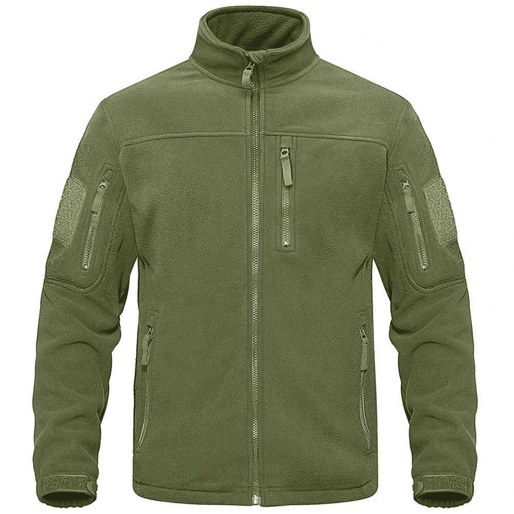 Herren Fleecejacke Thermisch Hoher Kragen Regulär