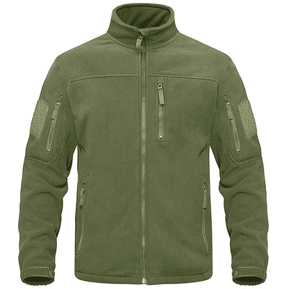 Herren Fleecejacke Thermisch Hoher Kragen Regulär