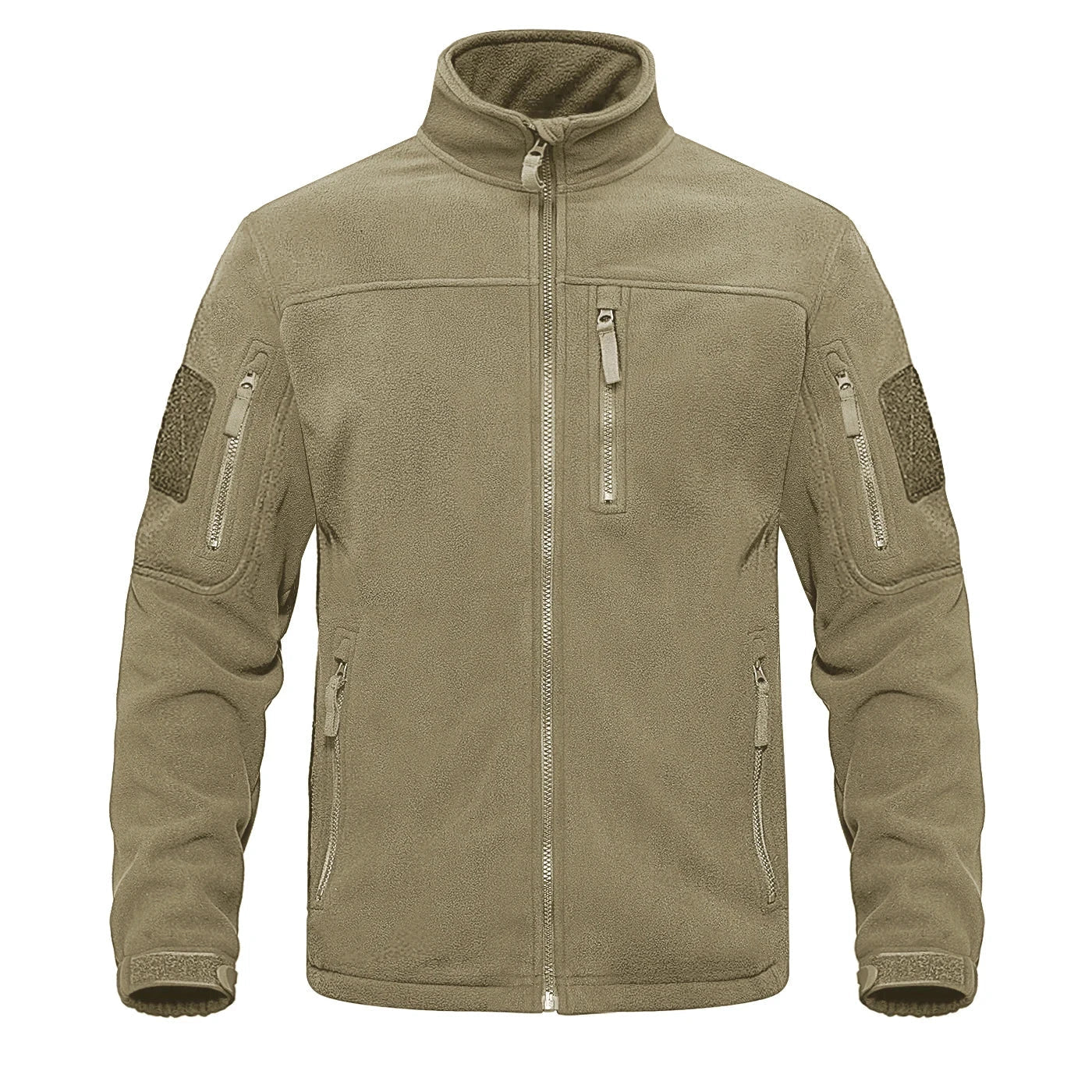 Herren Fleecejacke Thermisch Hoher Kragen Regulär