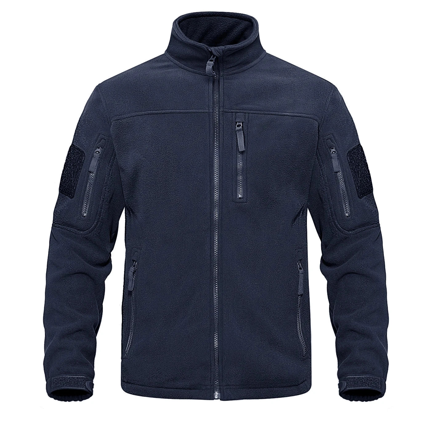 Herren Fleecejacke Thermisch Hoher Kragen Regulär