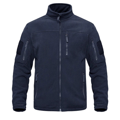 Herren Fleecejacke Thermisch Hoher Kragen Regulär