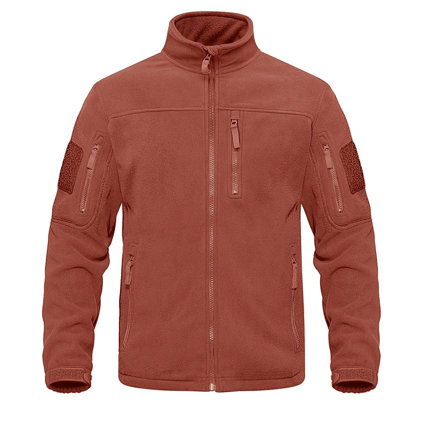 Herren Fleecejacke Thermisch Hoher Kragen Regulär