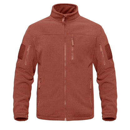 Herren Fleecejacke Thermisch Hoher Kragen Regulär